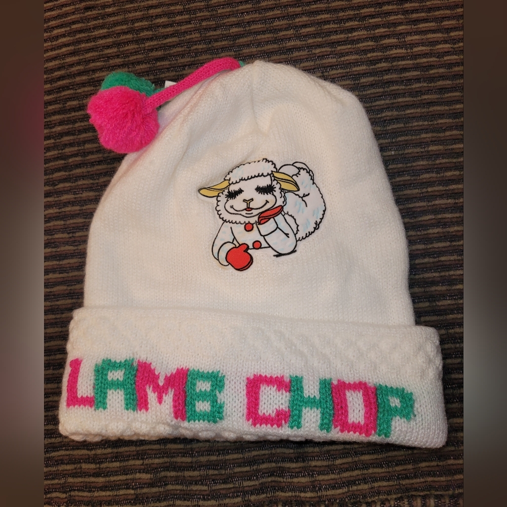 Shari Lewis Lamb Chop And Friends Vintage 90s Kids Beanie 1993 NWT